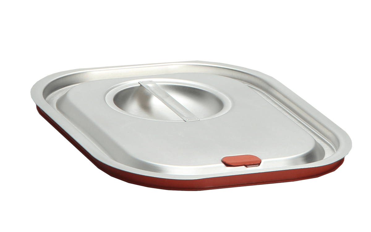 COUVERCLES INOX AVEC JOINT POUR BACS GN1/2 - ATOSA - FRANCE CHR