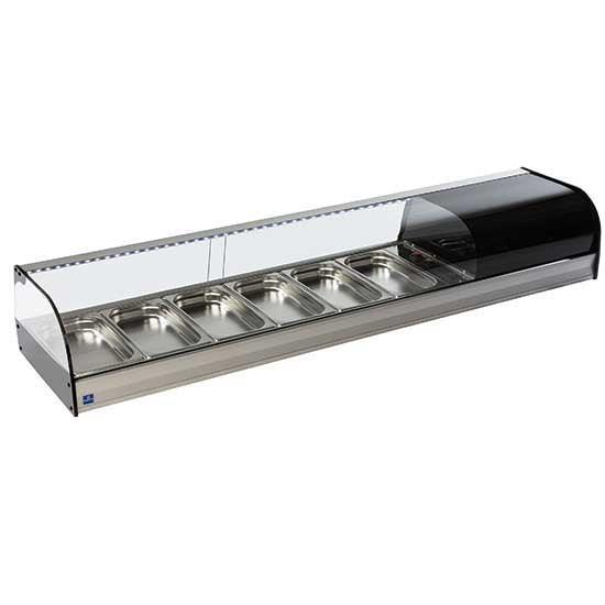 presentoir réfrigérée pour tapas, 6x GN 1/3