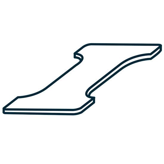 Insert pour plaques électriques carrées