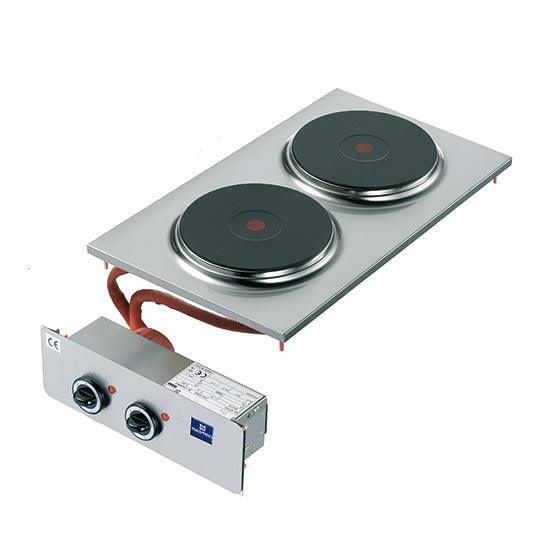 plan de cuisson électrique intégré, 2 plaques