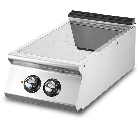 Plaque induction, top, 2 zones de cuisson Ø 220 mm chaque 5,0 kW