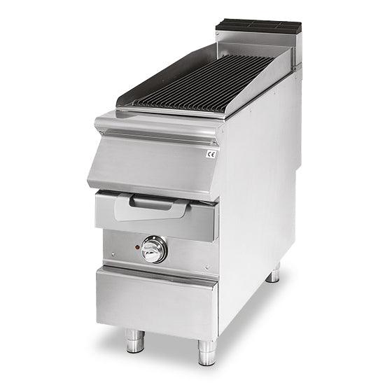 Grillade électrique, zone de cuisson en fonte, viande/poisson