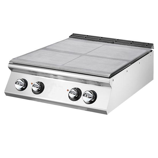 Plaque coup de feu électrique, top, 4 zones de cuisson