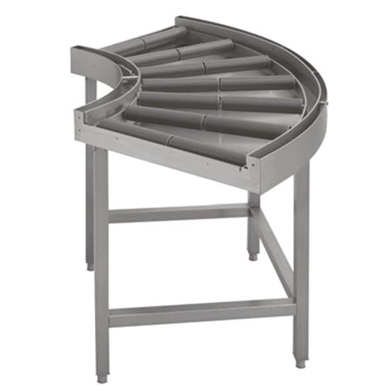 convoyeur à rouleaux courbe, 90°