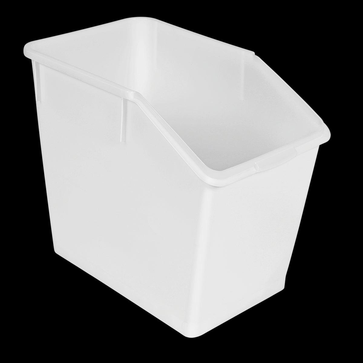 Bac à ingrédients 80 L + 4 patins - blanc - FRANCE CHR