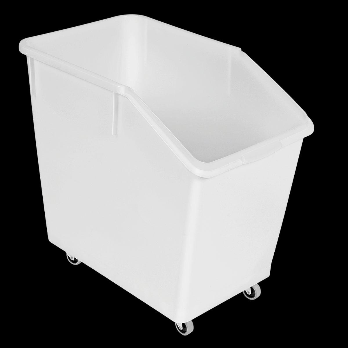 Bac à ingrédients 80 L + 4 roues - blanc - FRANCE CHR