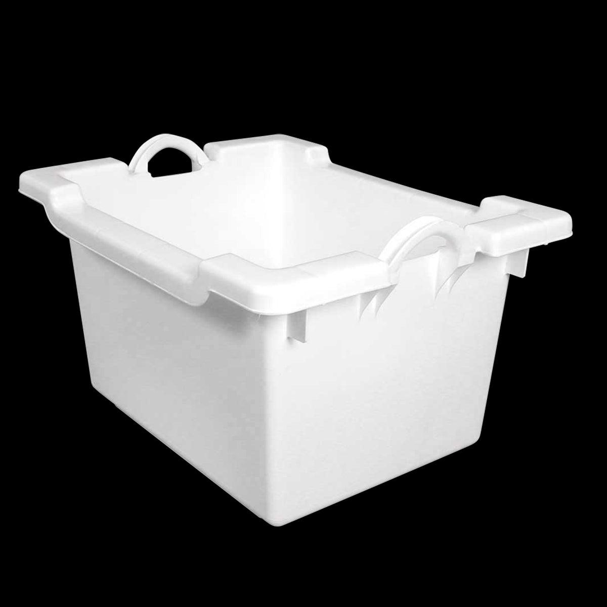 Bac comporte empilable emboîtable 60 L - blanc - FRANCE CHR