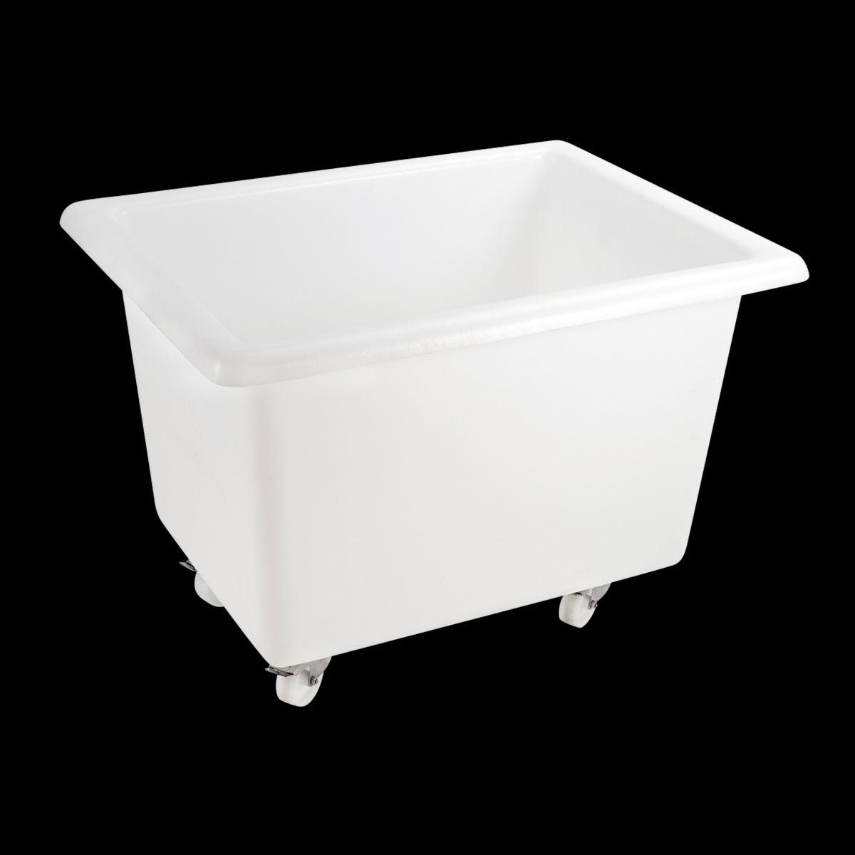 Bac grand volume 310 L - 4 roues pivotantes dont 2 avec freins - blanc - FRANCE CHR