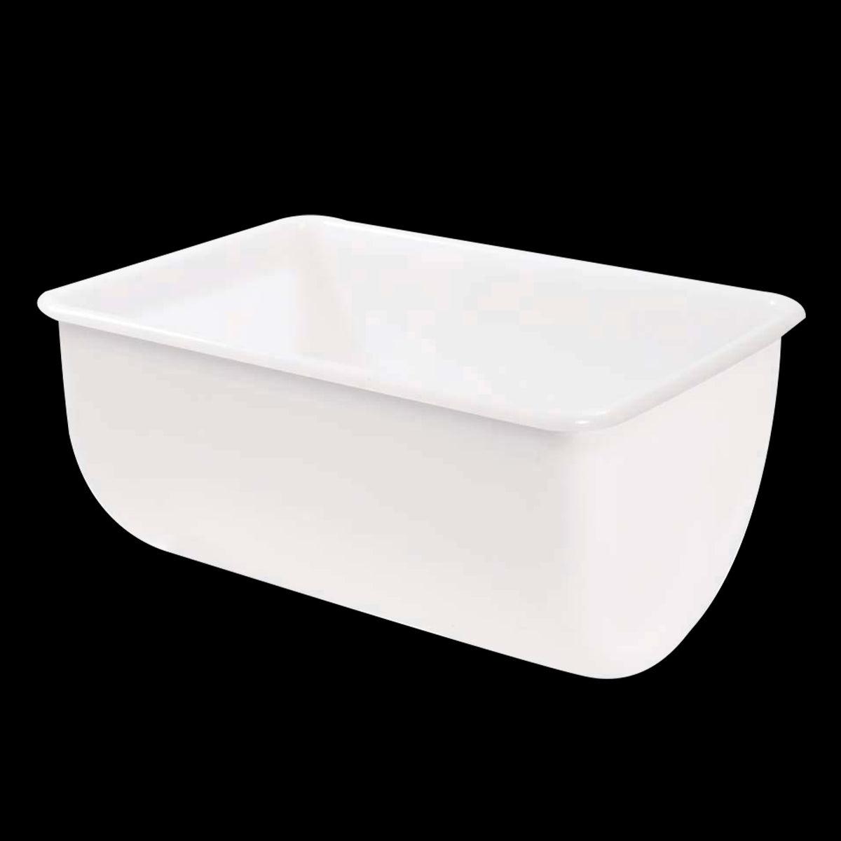 Bac grand volume semi-cylindrique 220 L - Blanc - FRANCE CHR