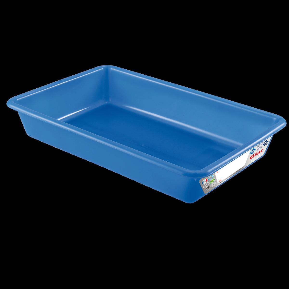 Bac plat 8 L Gilactiv® - bleu - FRANCE CHR