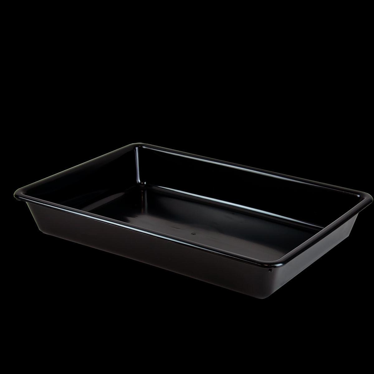 Bac plat 8 L en ABS - noir - FRANCE CHR