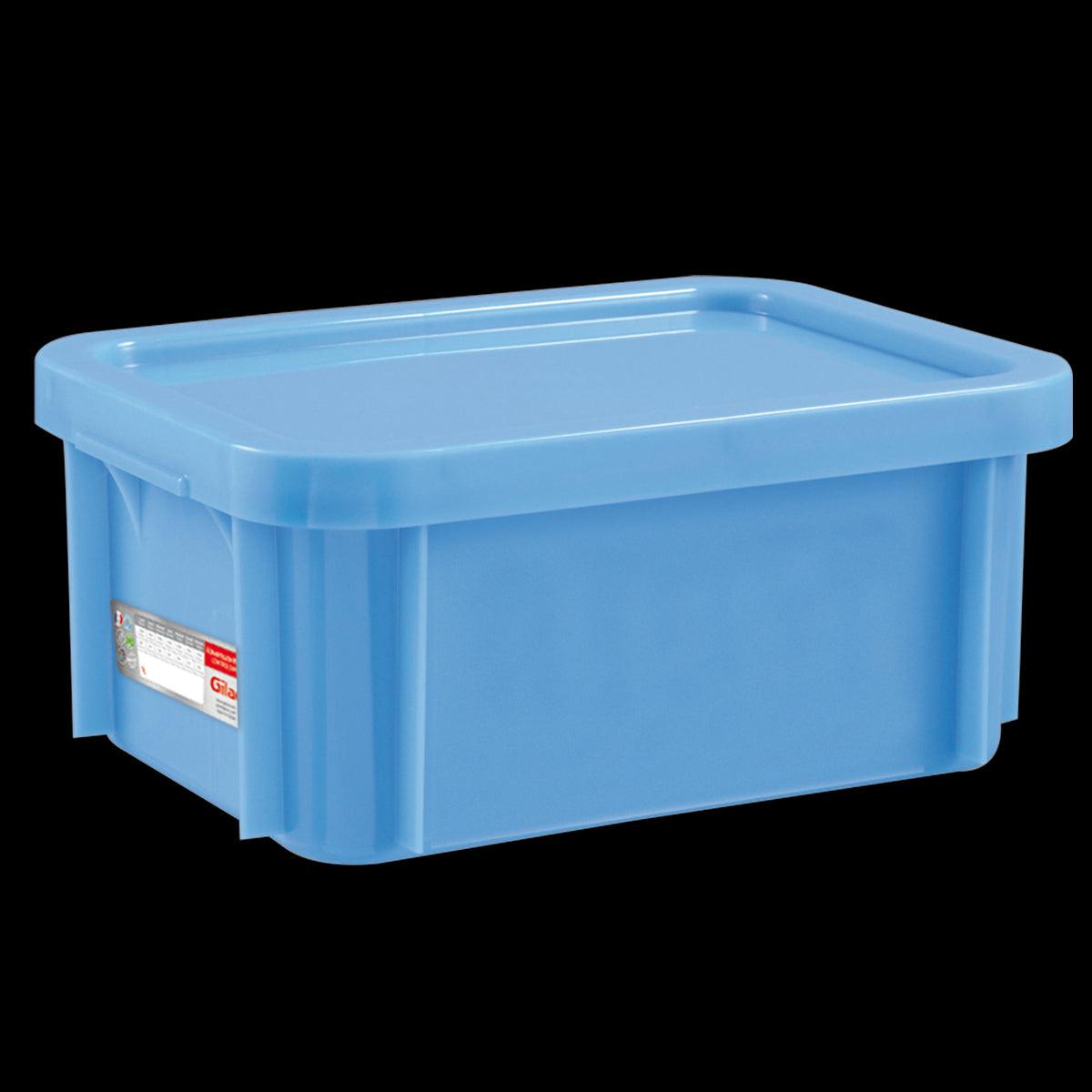 Bac plat témoin 12 L HACCP + couvercle - bleu - FRANCE CHR