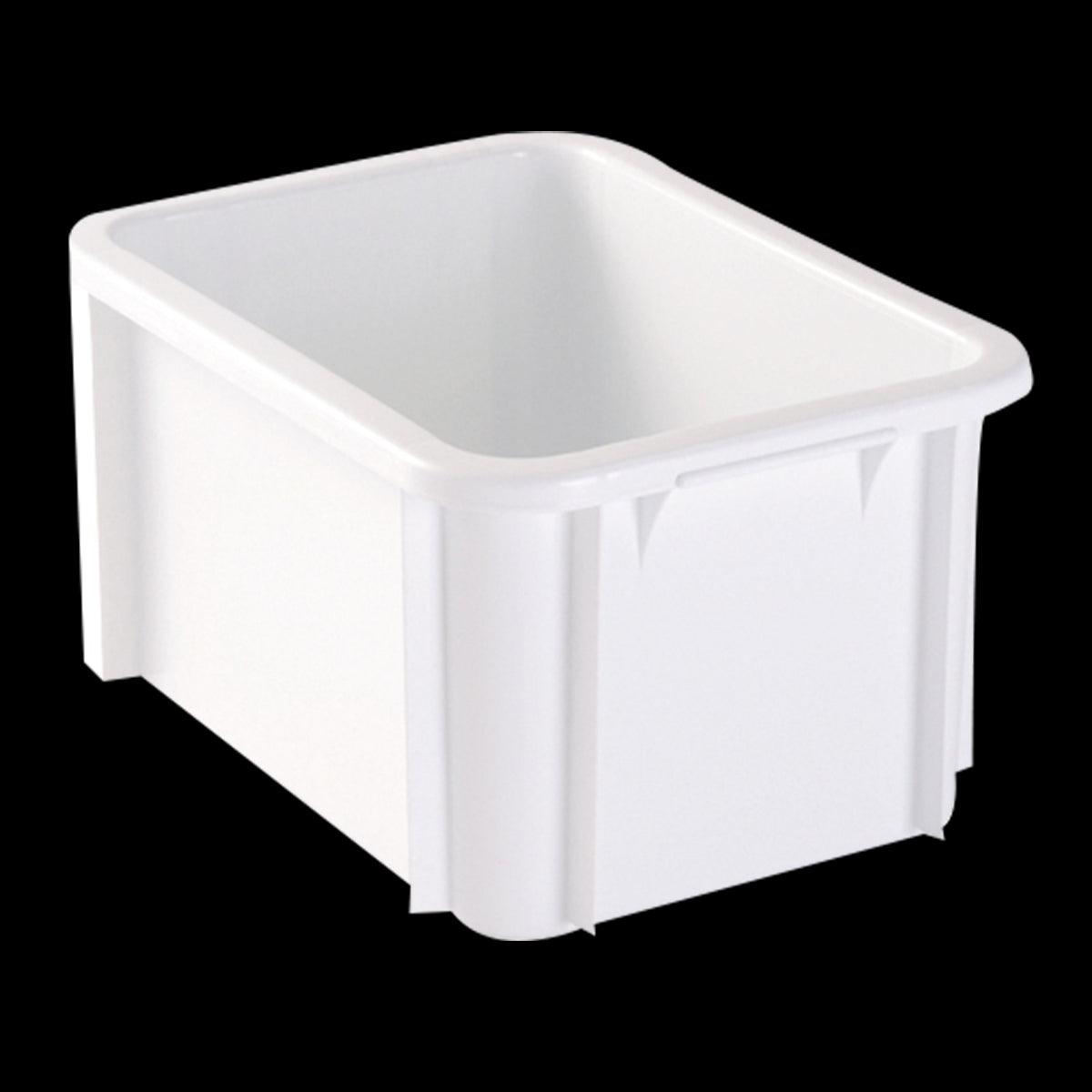 Bac rectangulaire 15 L - blanc - FRANCE CHR