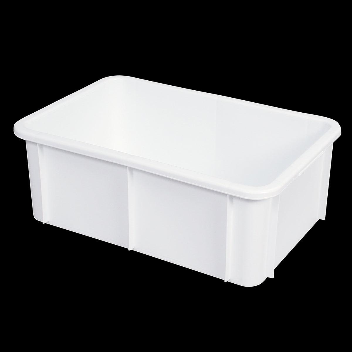 Bac rectangulaire 35 L - blanc - FRANCE CHR