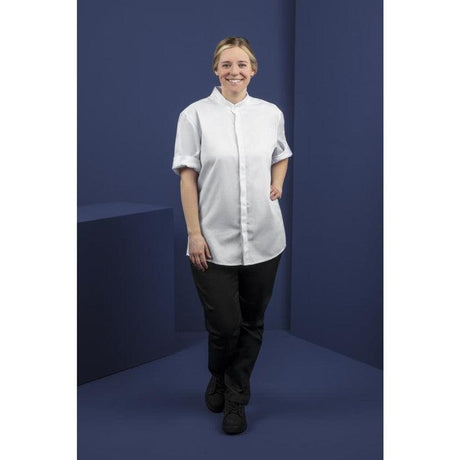 Veste col officier Southside blanche - Taille S - FRANCE CHR