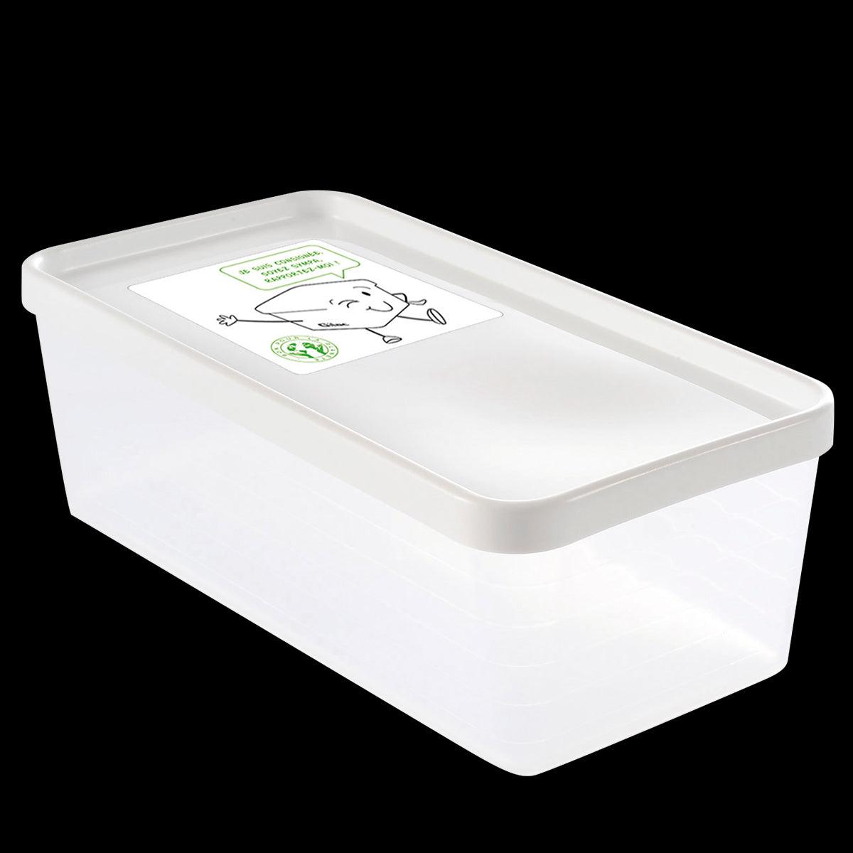 Boîte hermétique 1,2 L + couvercle blanc - lot de 12 - FRANCE CHR