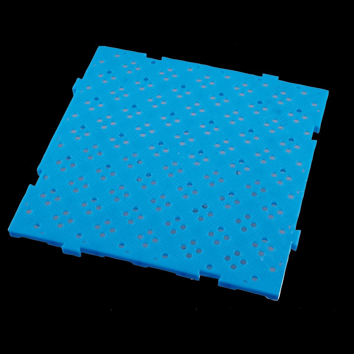 Caillebotis HACCP 50 x 50 cm, épaisseur 22 mm - bleu - FRANCE CHR