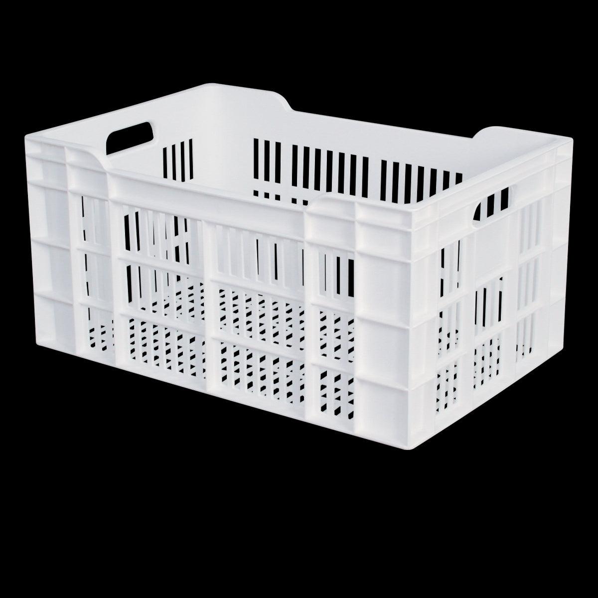 Caisse ajourée 600 x 400 x 300 mm 60 L - blanc - FRANCE CHR