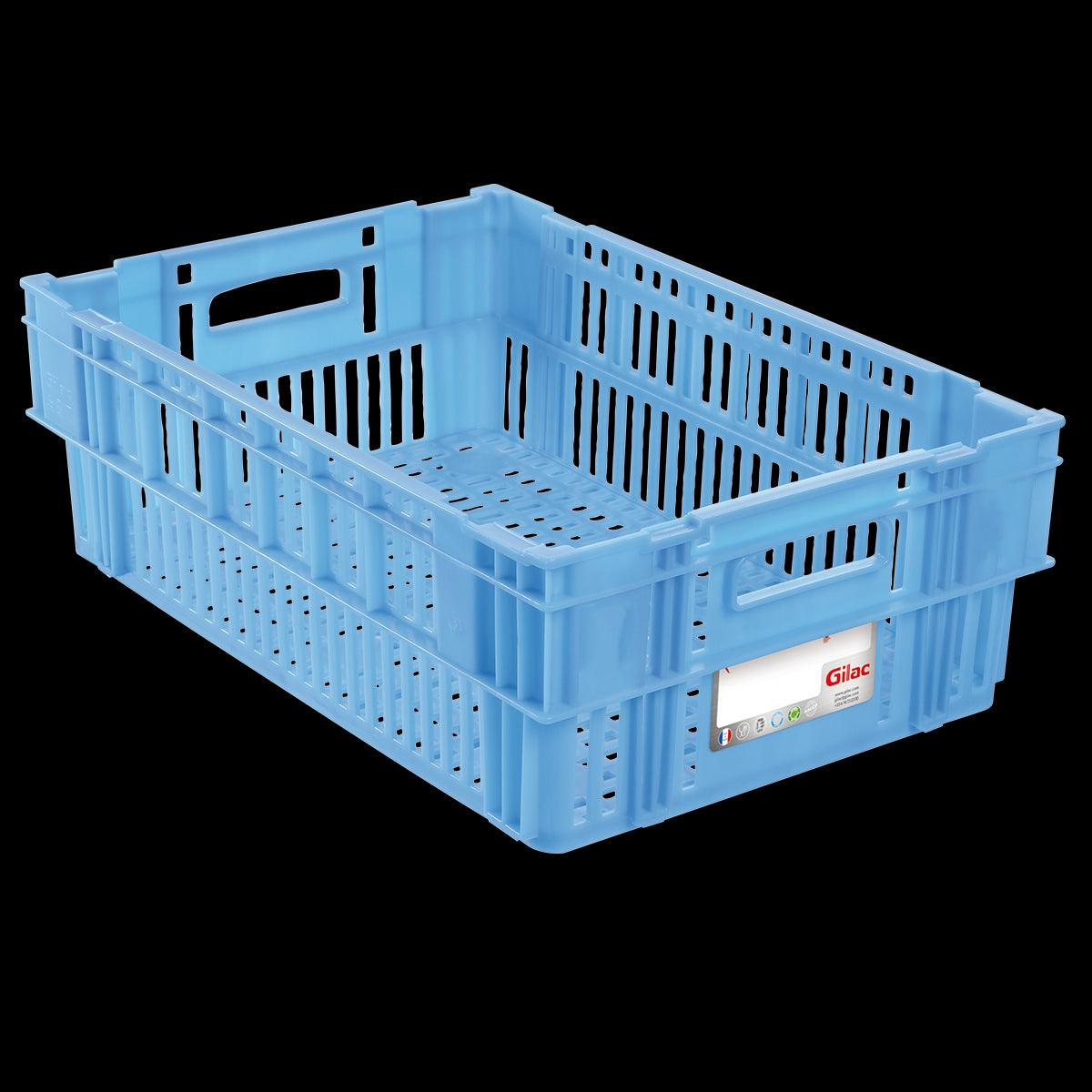 Caisse liaison froide HACCP 37 L 600 x 400 - bleu - FRANCE CHR