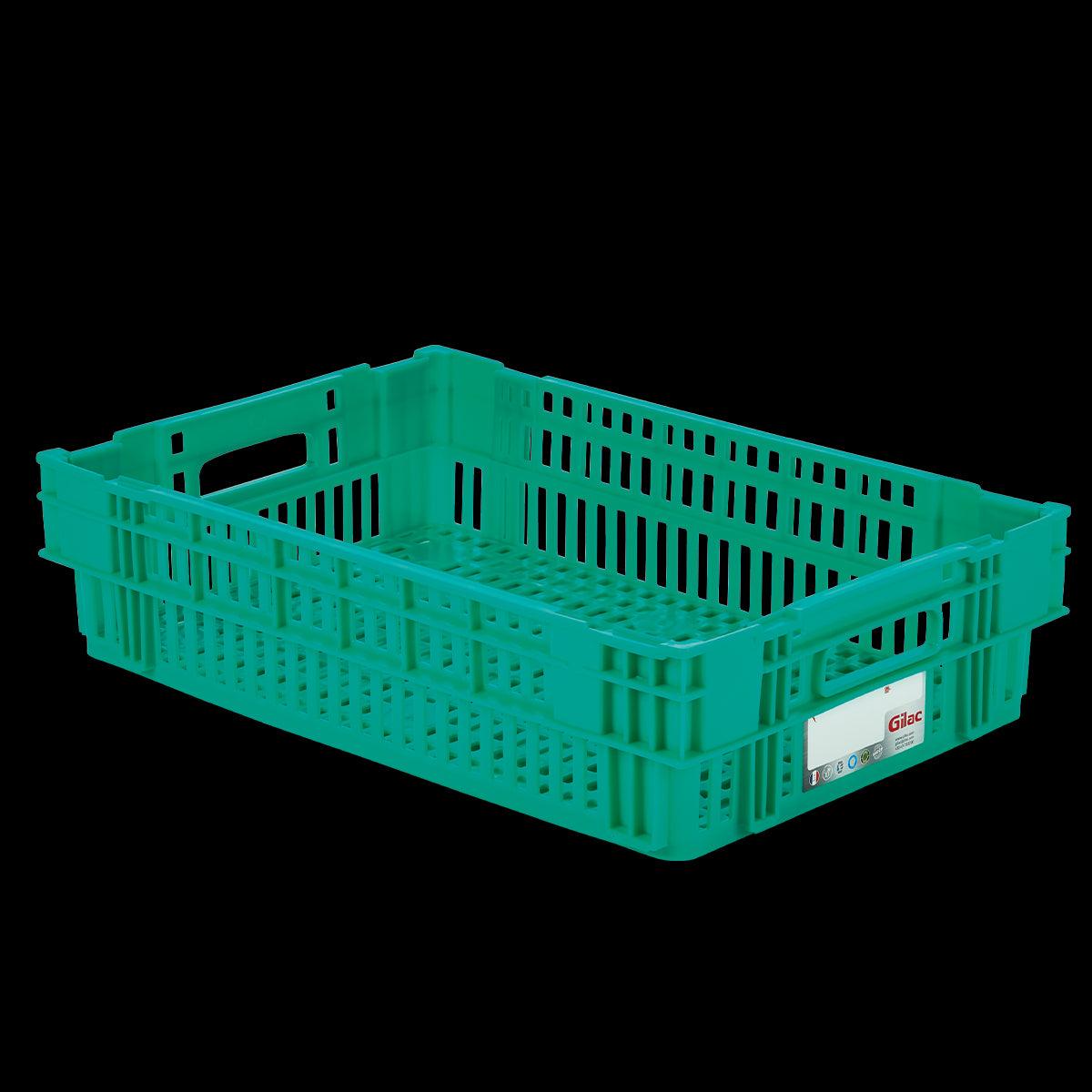 Caisse liaison froide HACCP 27 L 600 x 400 - vert - FRANCE CHR