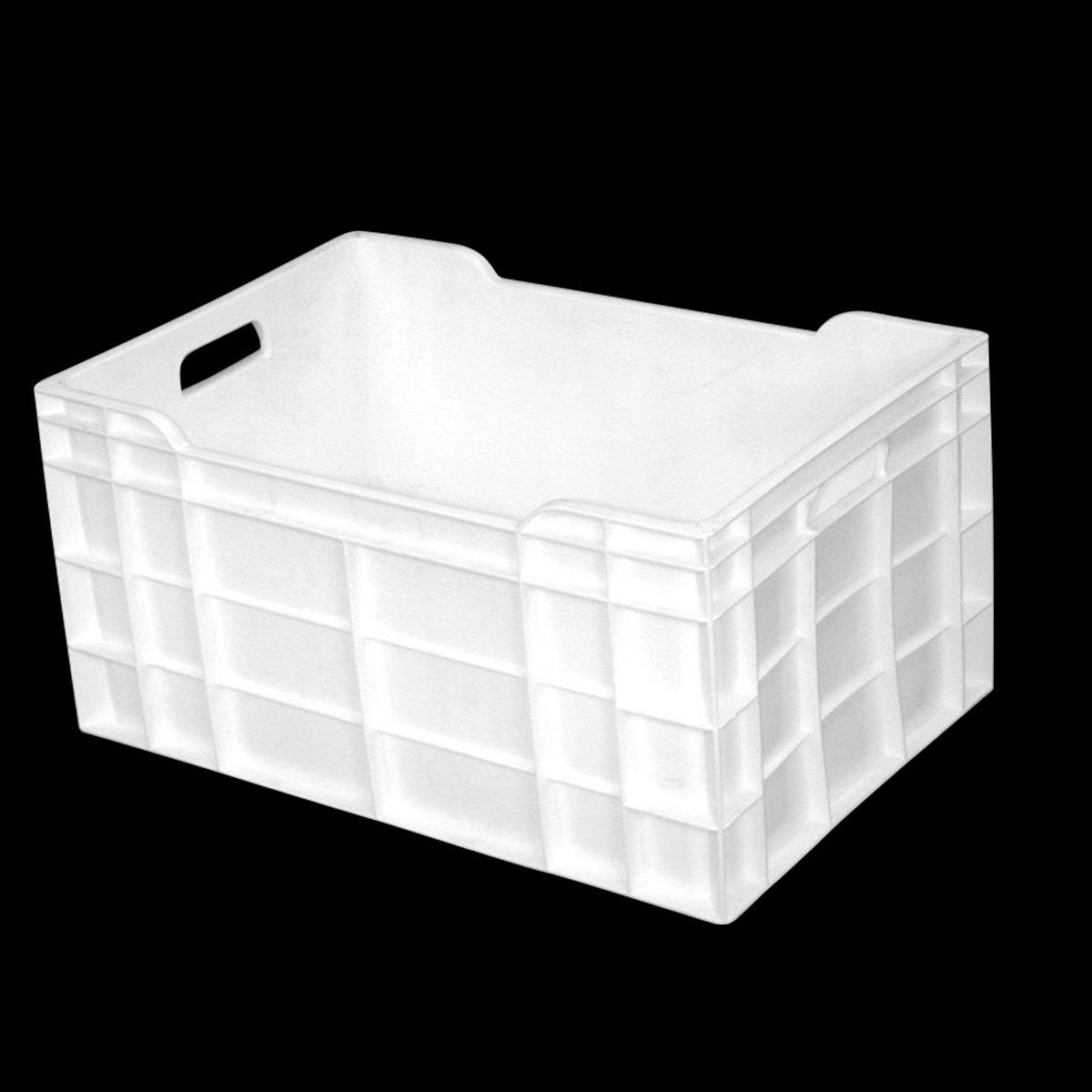 Caisse pleine 600 x 400 x 300 mm 60 L - blanc - FRANCE CHR