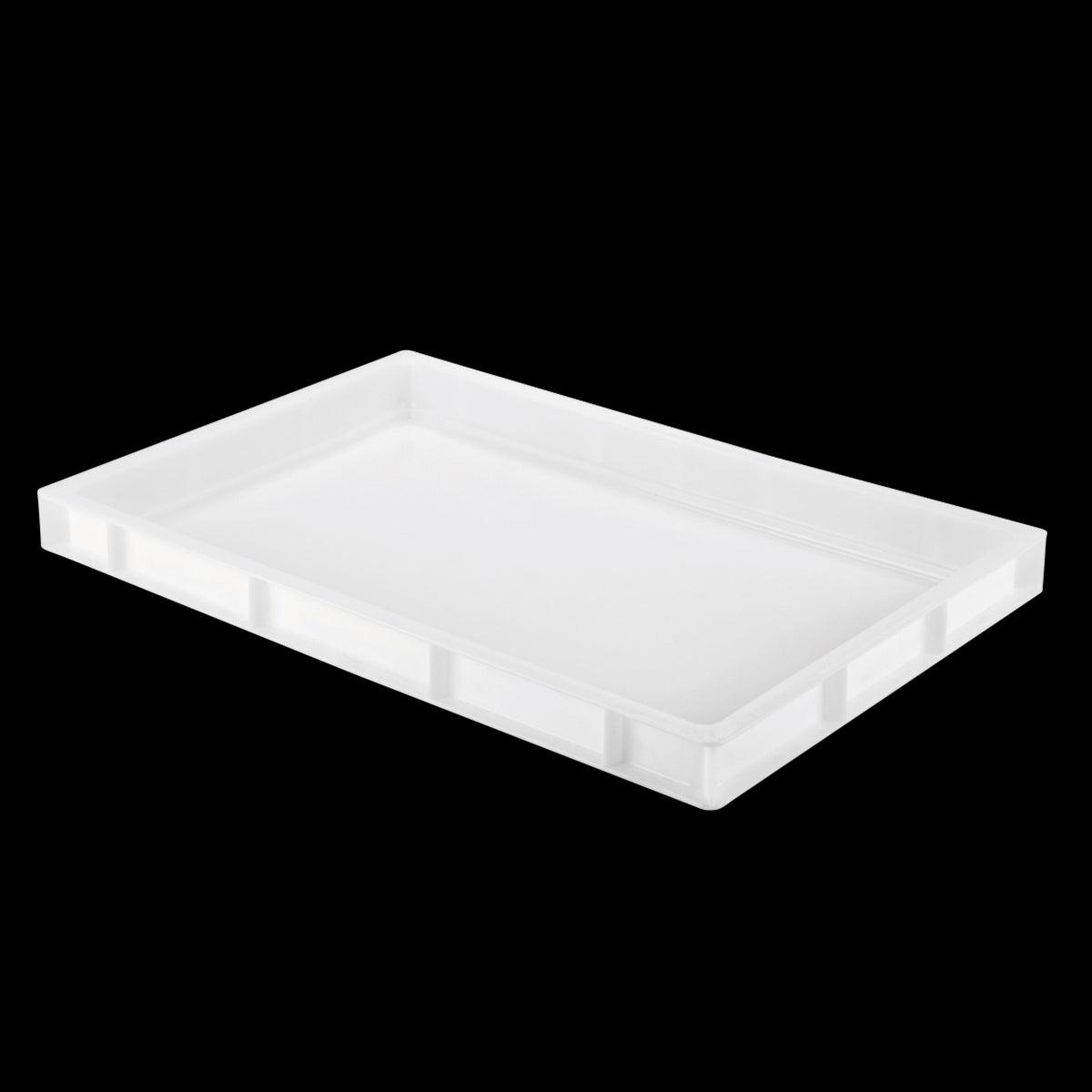 Caisse pleine 600 x 400 x 55 mm 9 L - blanc - FRANCE CHR