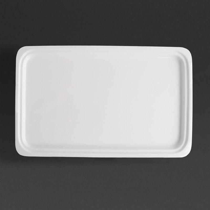 Plat blanc GN 1/1 Olympia Whiteware 30mm - FRANCE CHR