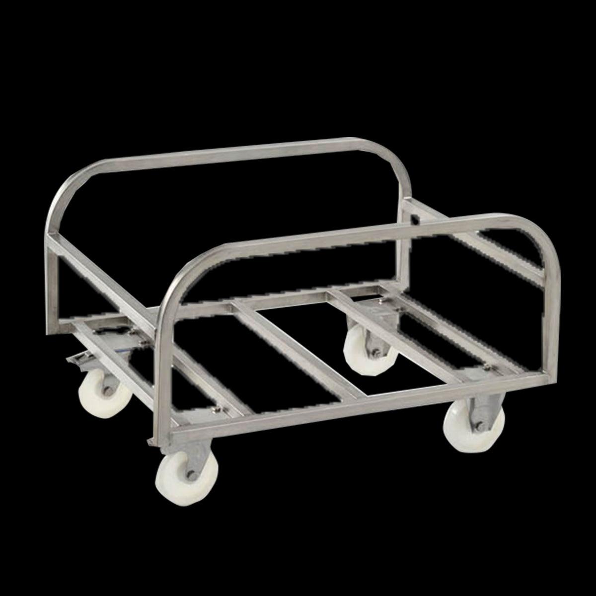 Chariot inox pour bac grand volume 220 L - FRANCE CHR