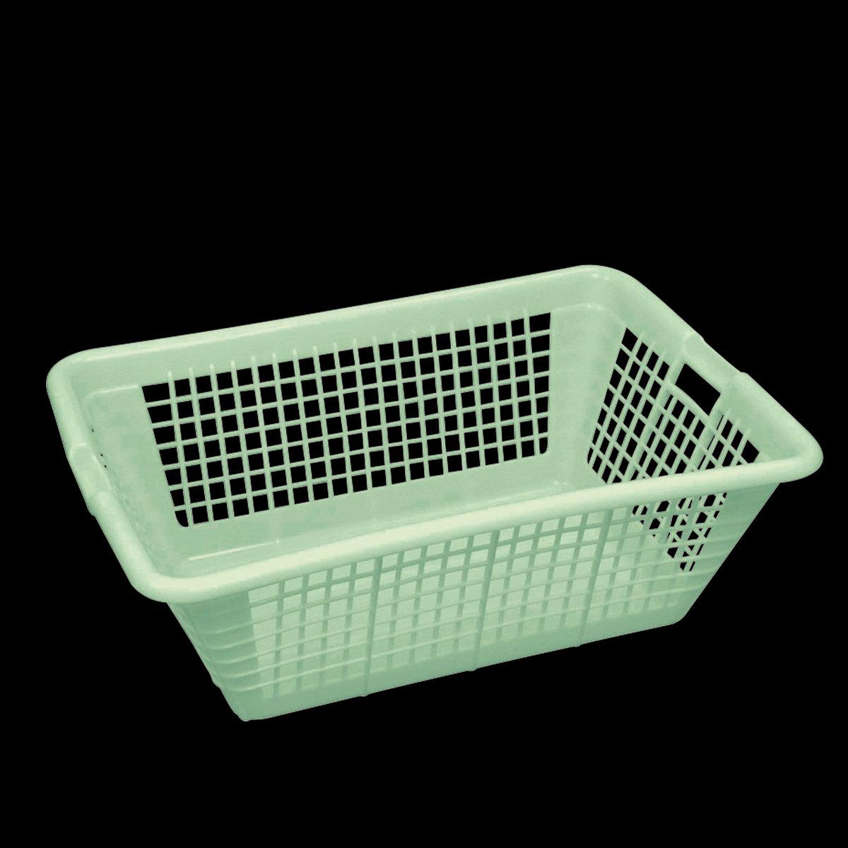 Corbeille à linge grand modèle 130 L - vert amande - FRANCE CHR