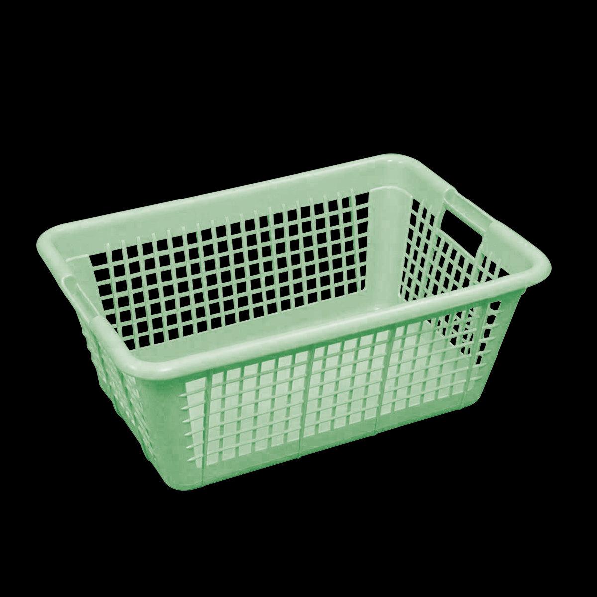 Corbeille à linge moyen modèle 100 L - vert amande - FRANCE CHR