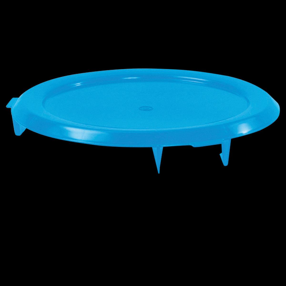 Couvercle plat pour conteneur alimentaire HACCP 75 L - bleu - FRANCE CHR