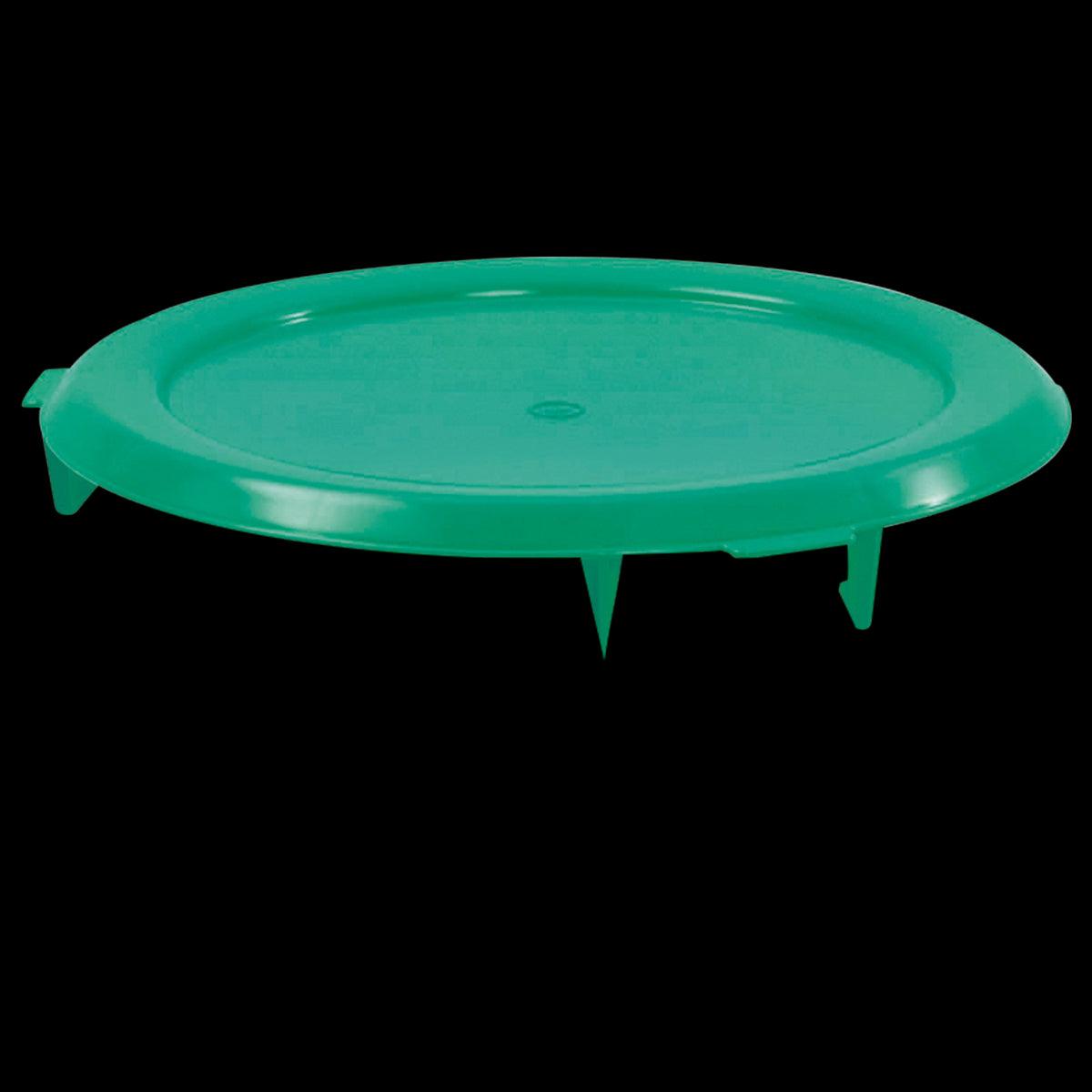 Couvercle plat pour conteneur alimentaire HACCP 75 L - vert - FRANCE CHR