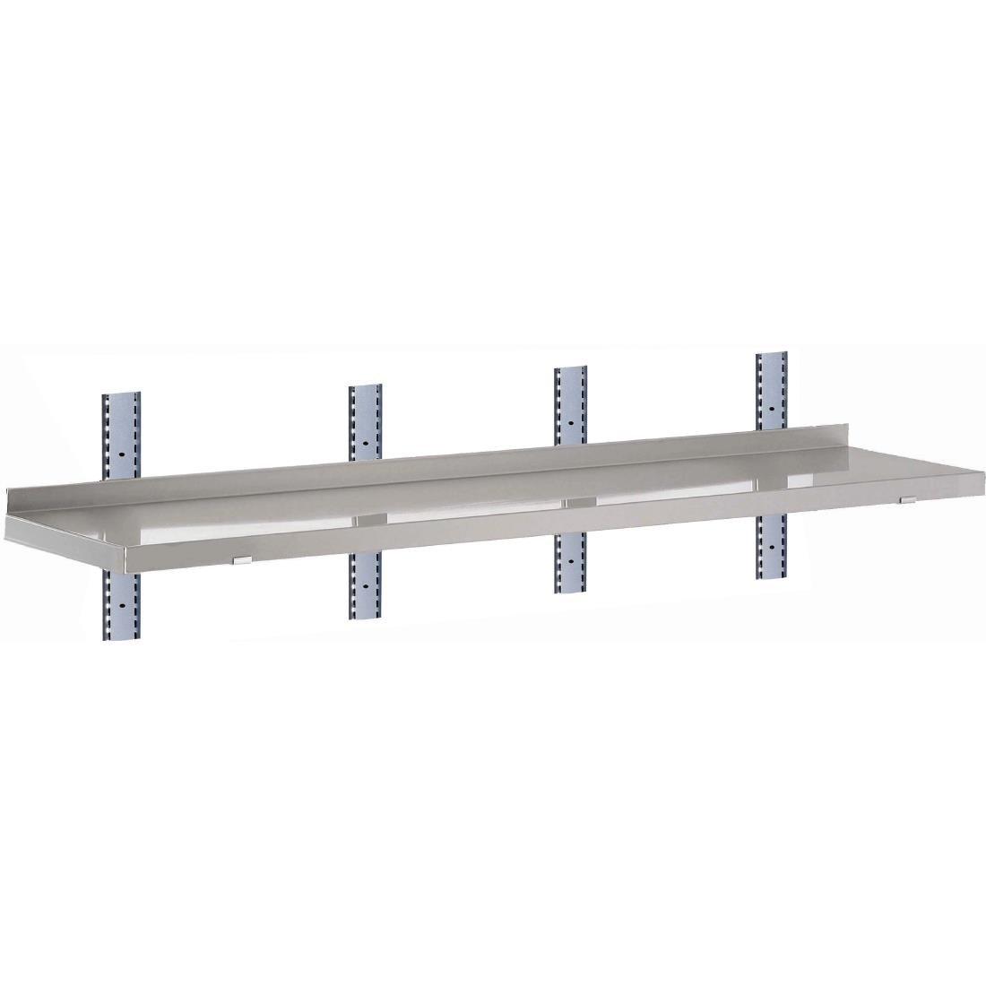 Etagère murale inox sans supports Gastro M 1800 x 400mm - FRANCE CHR