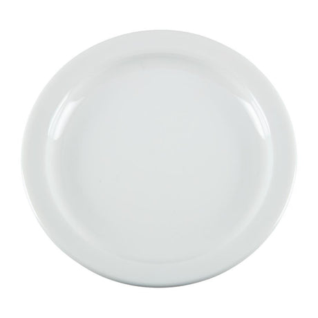 Assiettes à bord étroit blanches Olympia 150mm (Lot de 12) - FRANCE CHR