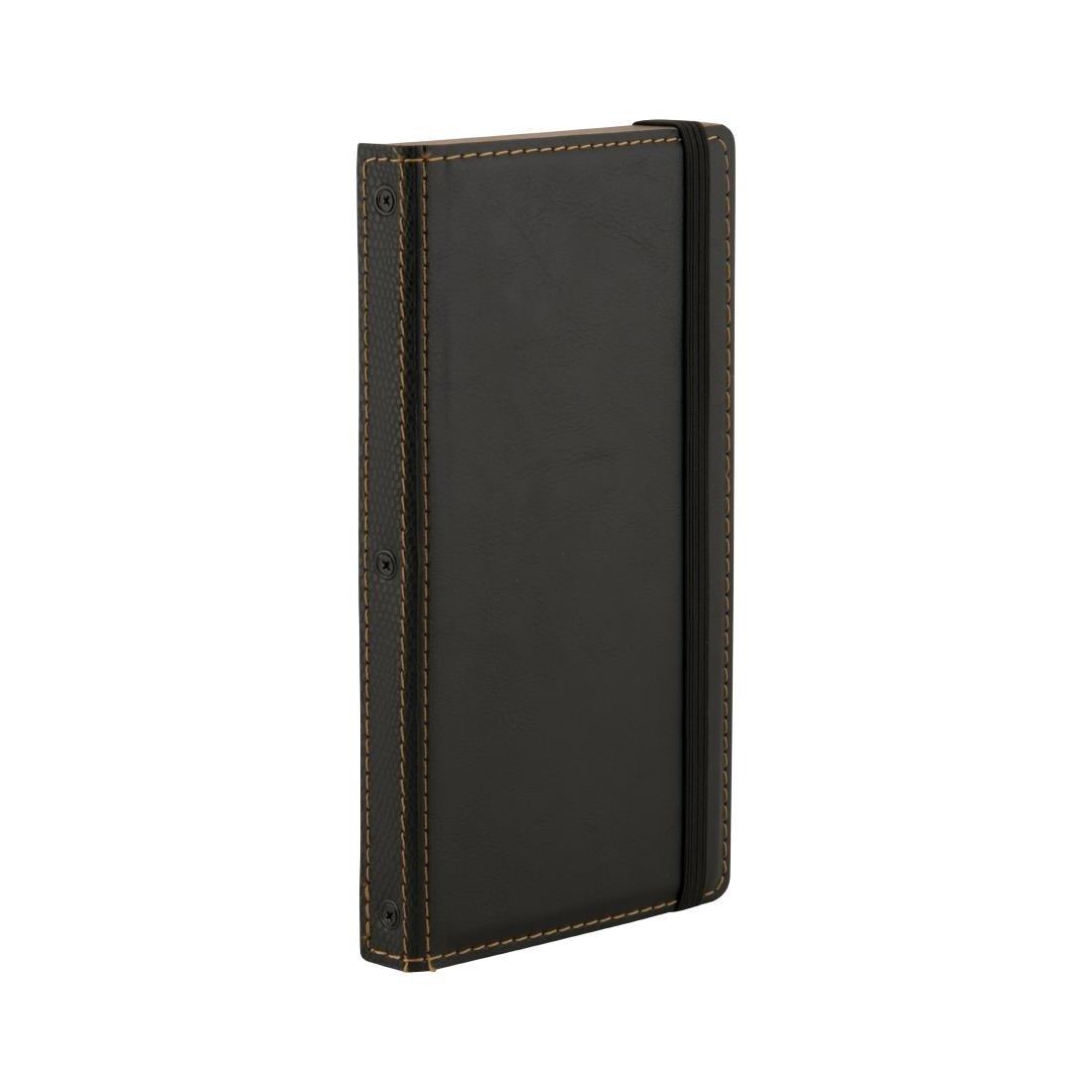 Porte-addition en bois recouvert de polyuréthane Securit Trendy noir - FRANCE CHR