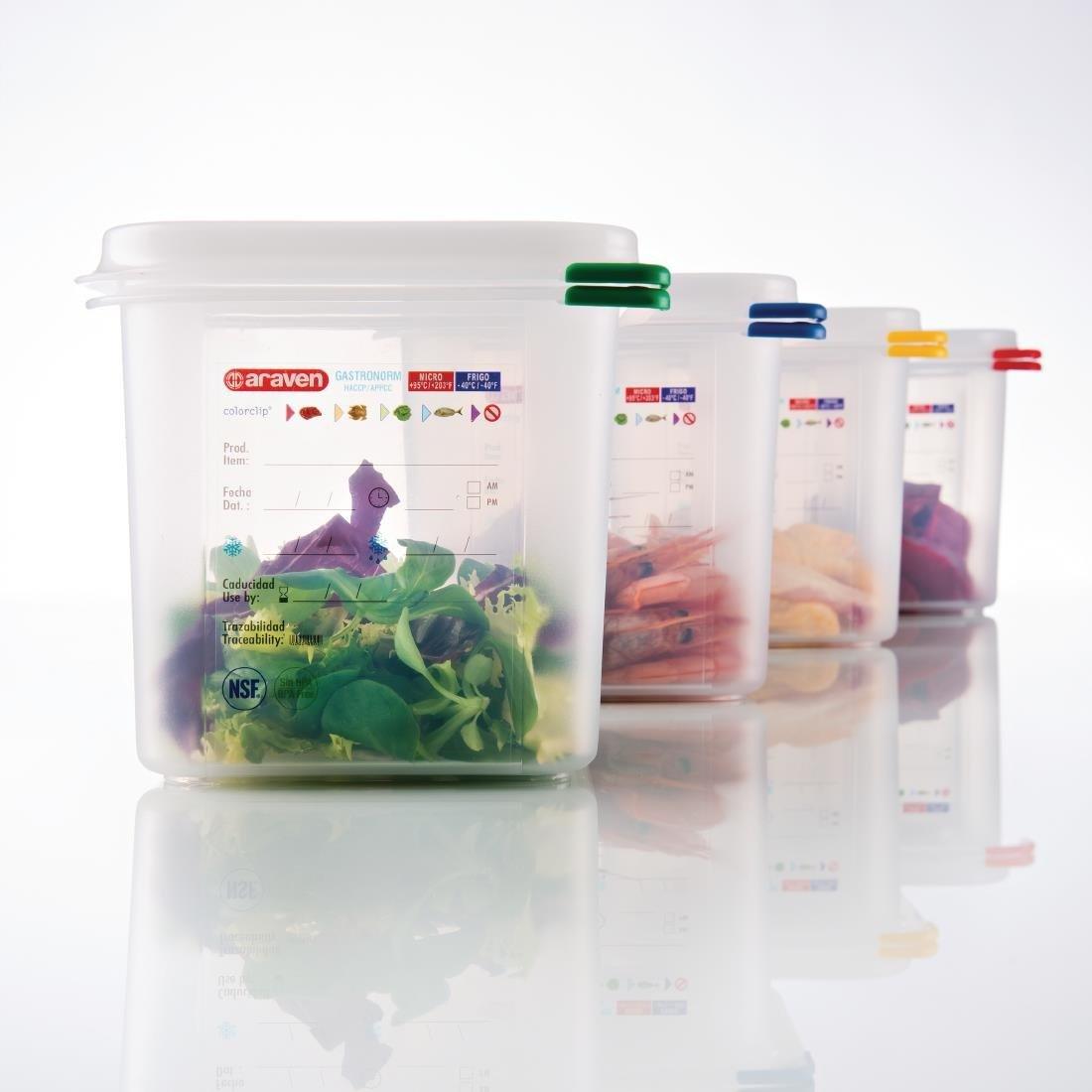 Boîte alimentaire GN 1/6 Araven 2,6L (Lot de 4) - FRANCE CHR