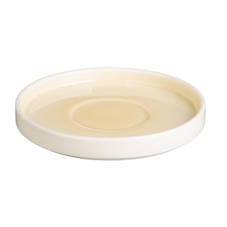 Soucoupes Olympia Fondant jaunes 152mm (lot de 6) - FRANCE CHR