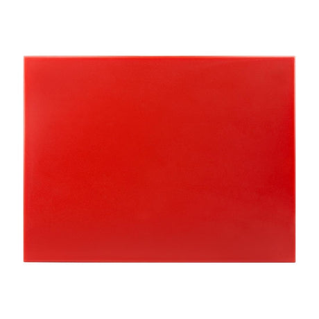 Grande planche à découper haute densité Hygiplas rouge - FRANCE CHR