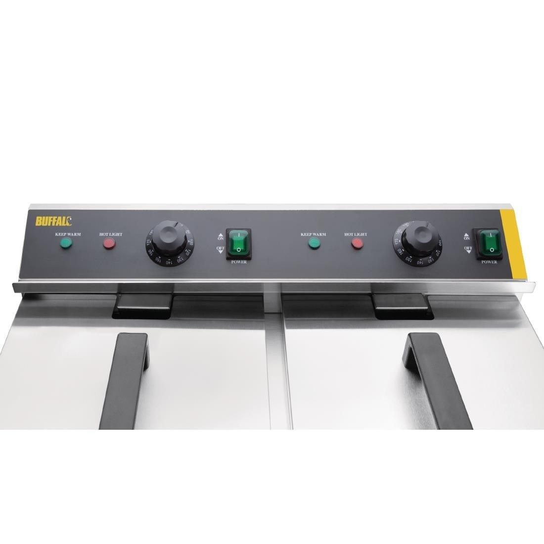 Friteuse induction double Buffalo 2 x 3 kW - FRANCE CHR