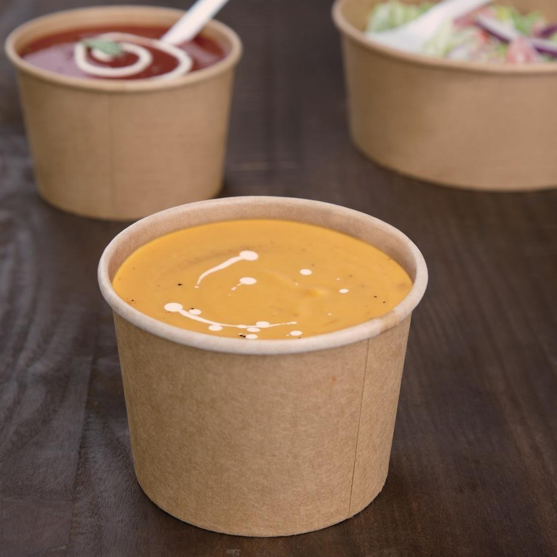 Pots à soupe compostables en PLA Fiesta Compostable 98 mm - 34 cl (x500) - FRANCE CHR