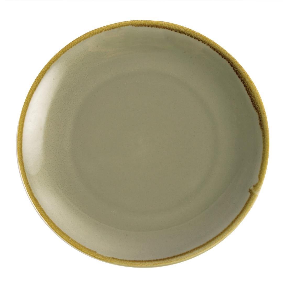 Assiette plate ronde couleur mousse Olympia Kiln 280mm (Lot de 4) - FRANCE CHR