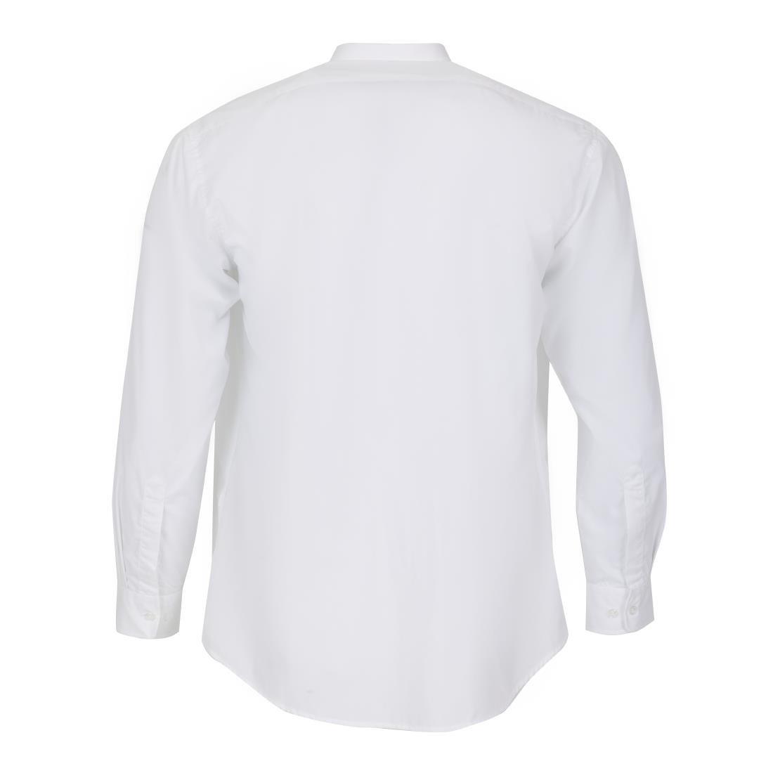 Chemise mixte Uniform Works manches longues blanche S - FRANCE CHR
