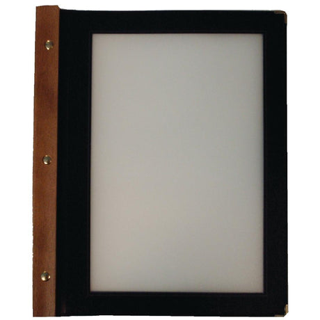 Protège-menus cadre en bois Securit A4 noir (Lot de 20) - FRANCE CHR