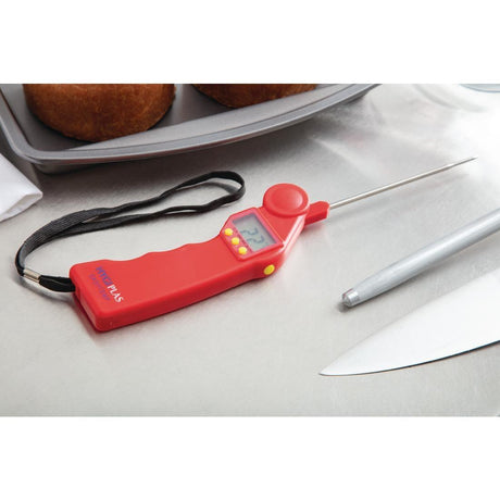 Thermomètre Hygiplas Easytemp rouge - FRANCE CHR