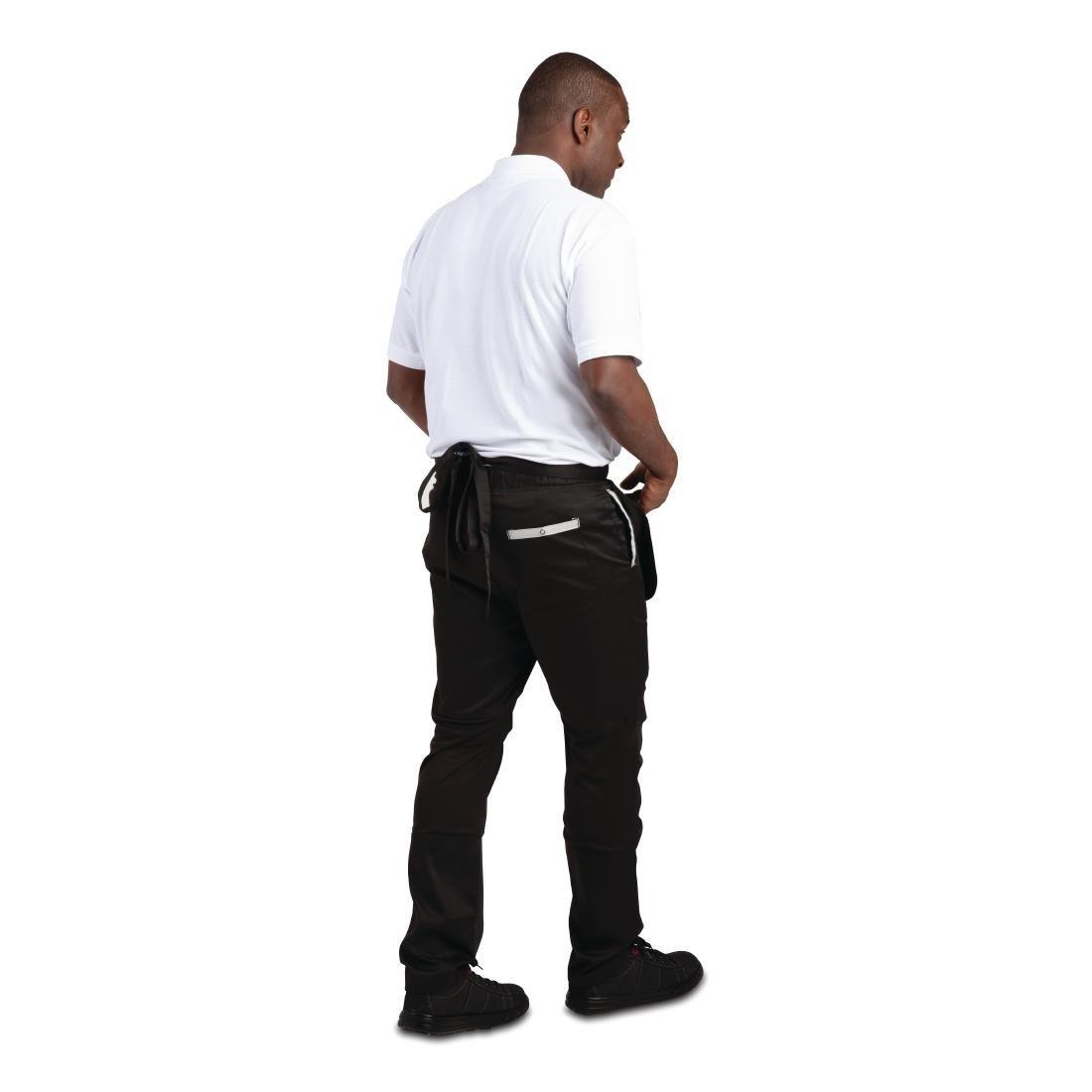 Tablier limonadier à poches Whites noir - FRANCE CHR