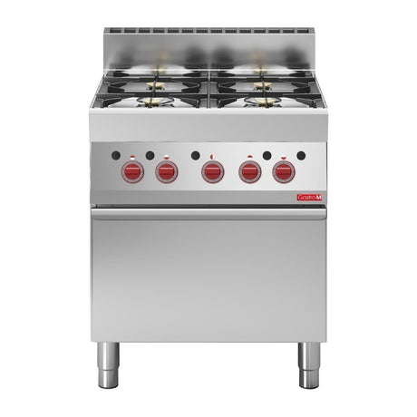 Fourneau 4 feux sur four gaz Gastro M 650 65/70CFG - FRANCE CHR