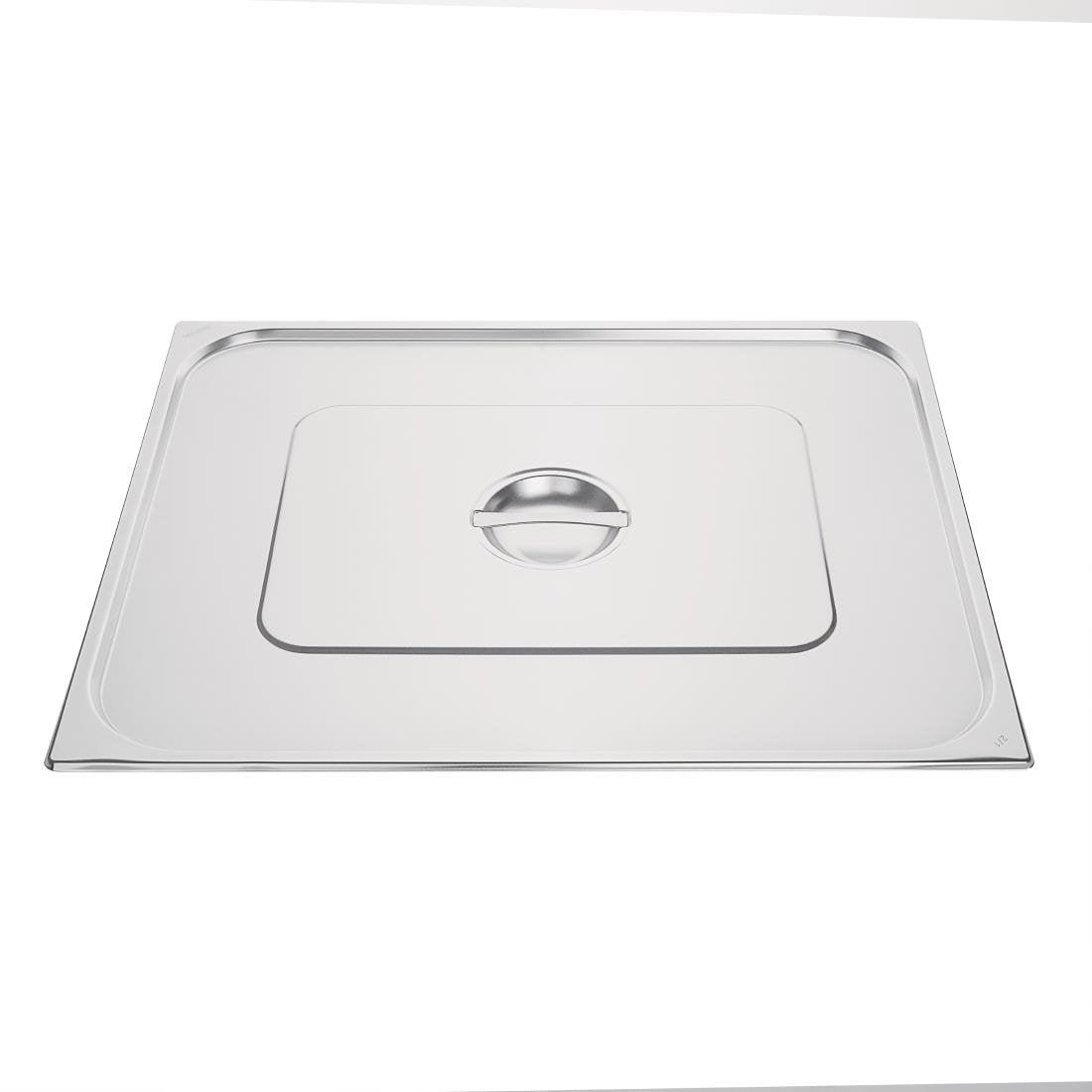 Couvercle GN 2/1 inox double Vogue - FRANCE CHR