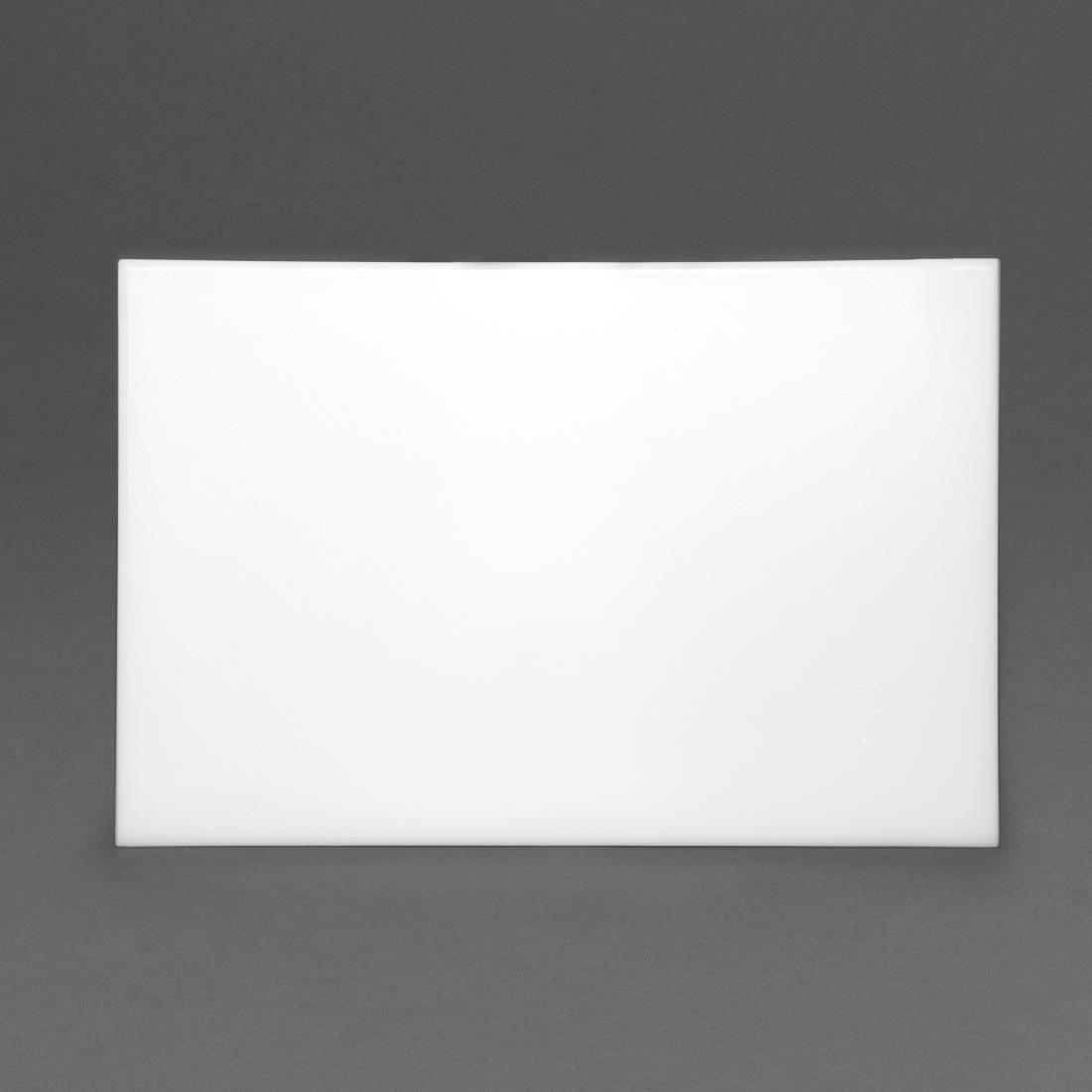 Planche à découper standard haute densité Hygiplas blanche - FRANCE CHR