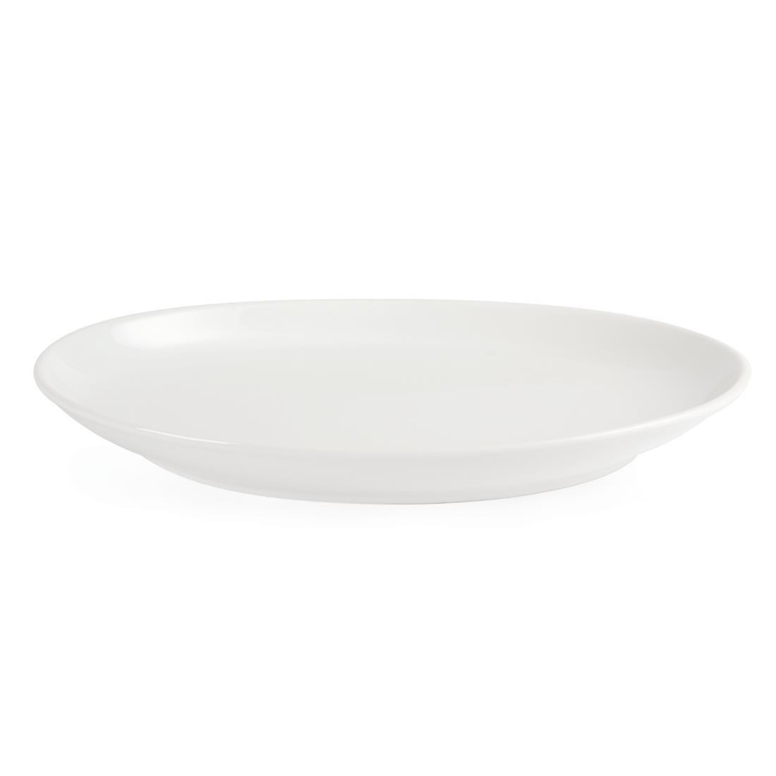 Assiettes creuses ovales Olympia 365 x 235mm (Lot de 2) - FRANCE CHR