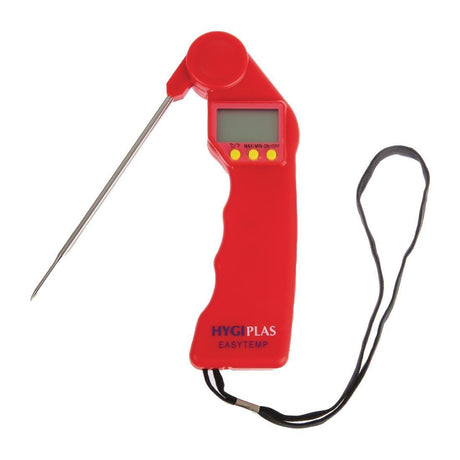 Thermomètre Hygiplas Easytemp rouge - FRANCE CHR